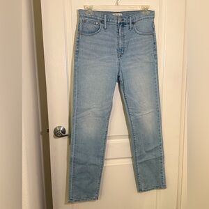 Madewell Light Blue Straight Leg Jeans
